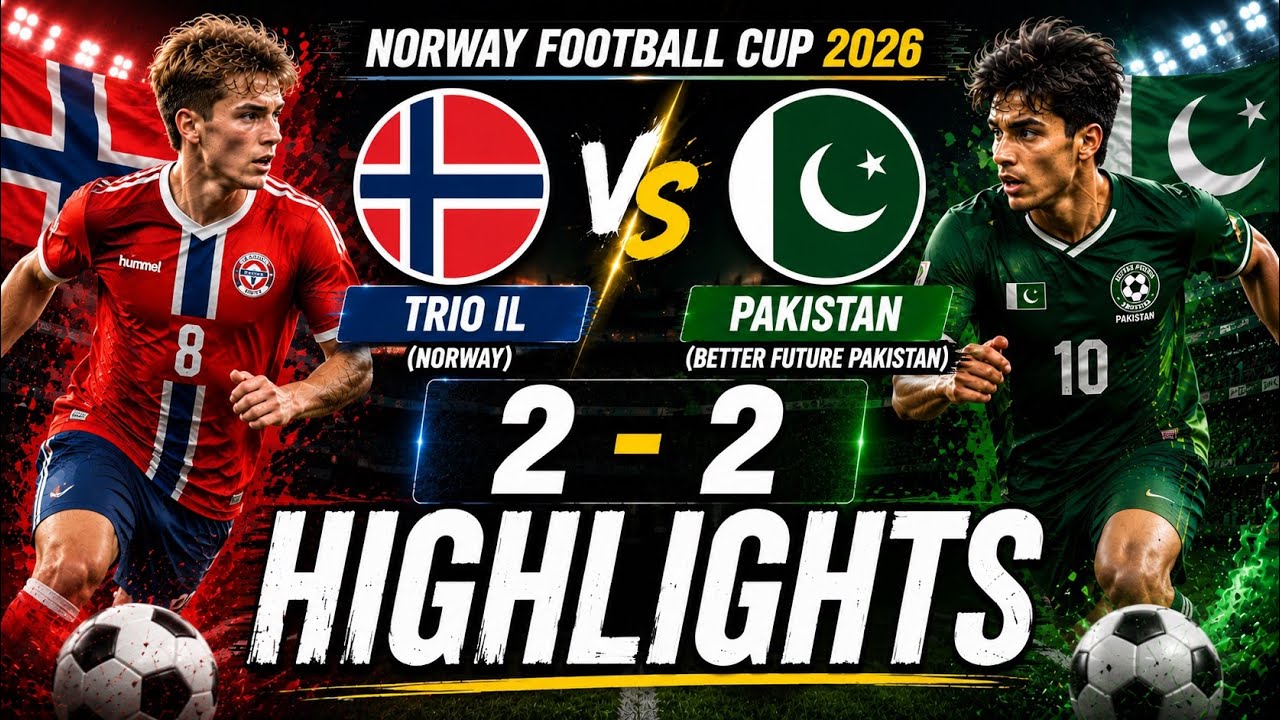 Trio IL 2 vs Pakistan Football Highlights | Norway Cup 2026