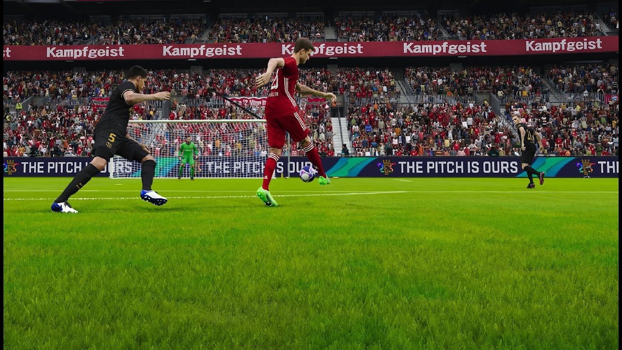 eFootball PES 2021: удары со средней дистанции. (tutorial)