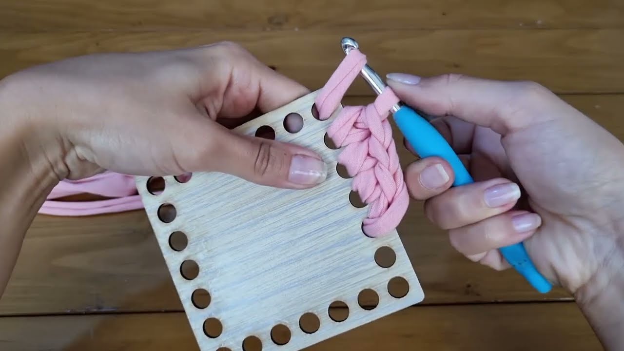 How to crochet Square||wooden base||DIY CROCHET