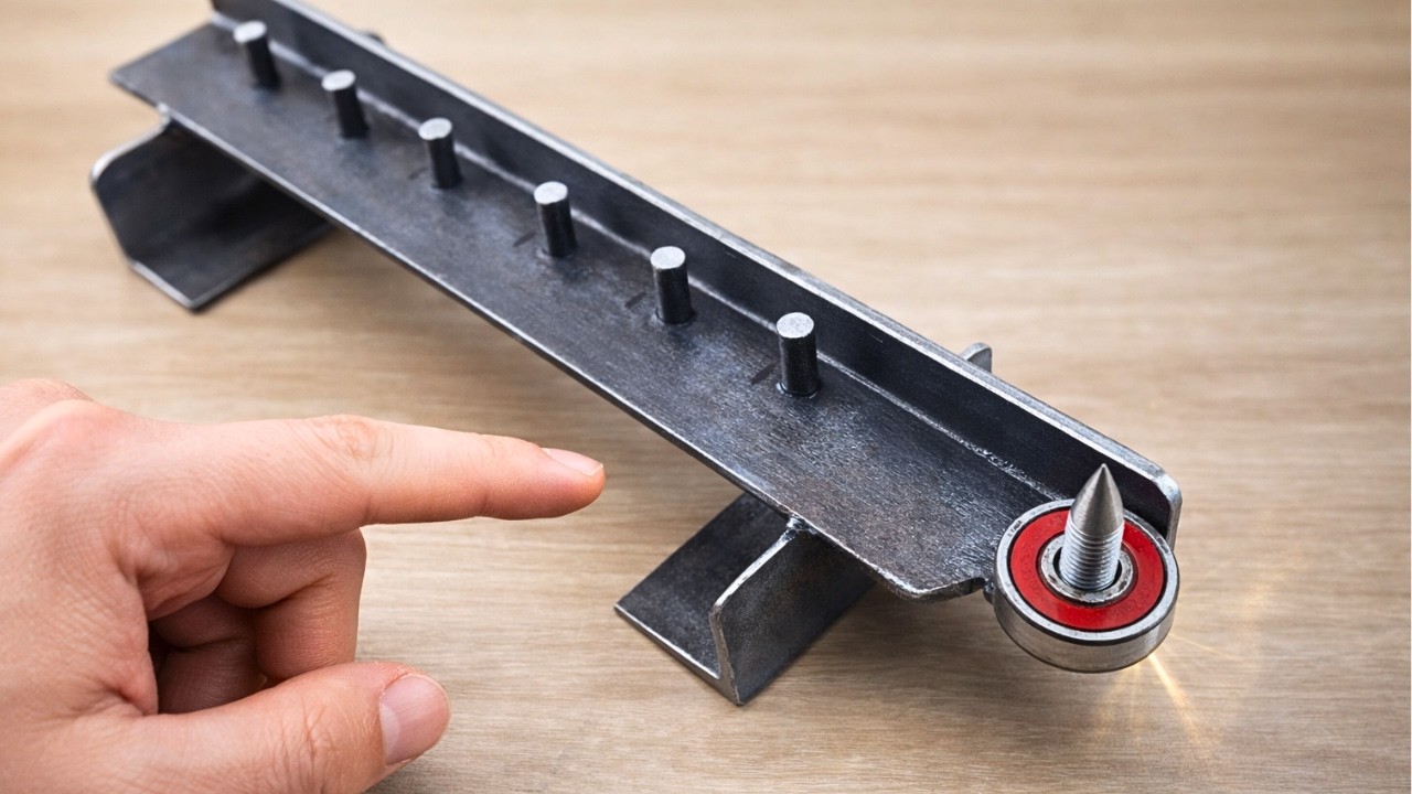 This Simple Method Bends Steel Perfectly – Easy DIY Tool