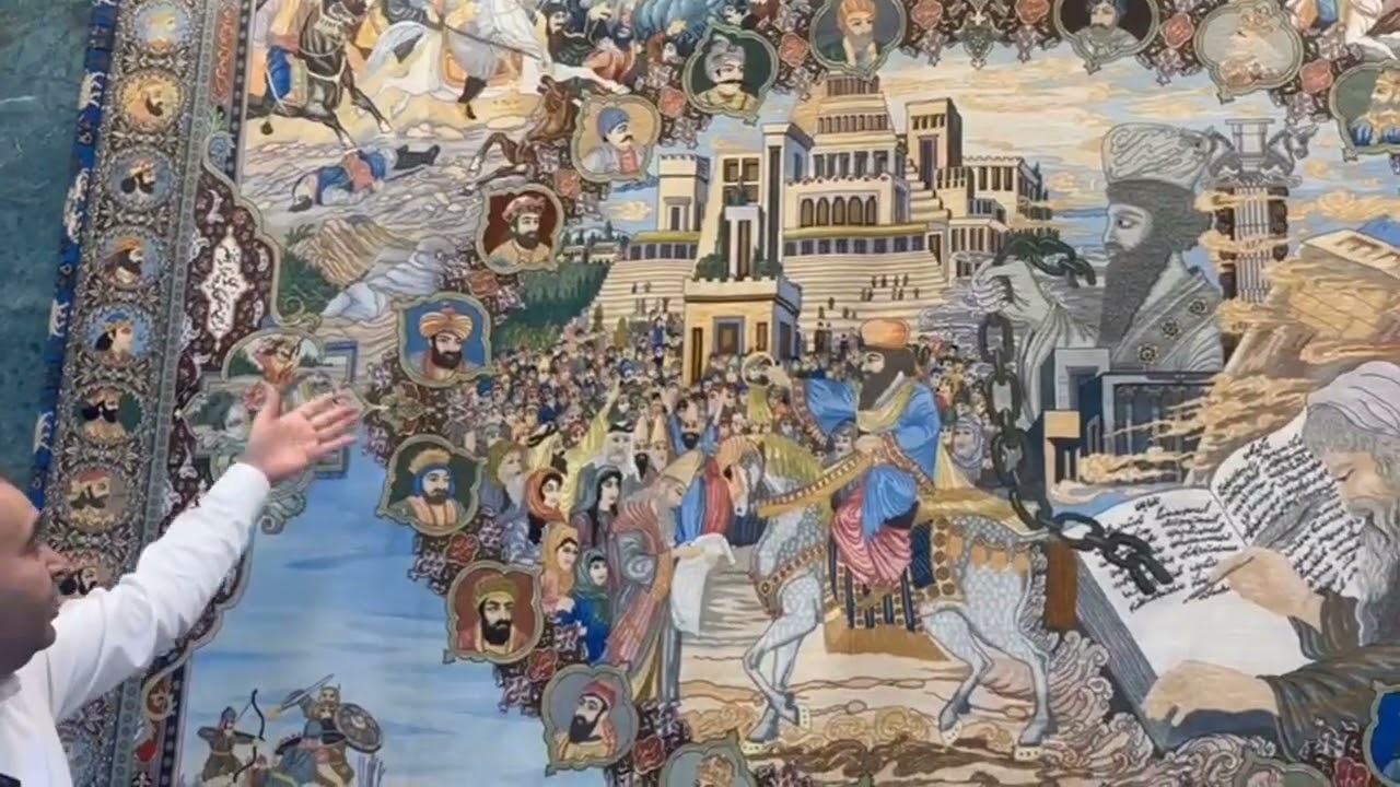 Tarihin Halıya Nakş Edilmesi | Tebriz Halısı | Halı Deseninde Malazgirt Savaşı | Tahran