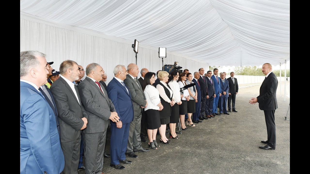 İlham Əliyevin Biləsuvar rayon ictimaiyyətinin nümayəndələri ilə görüşdə nitqi