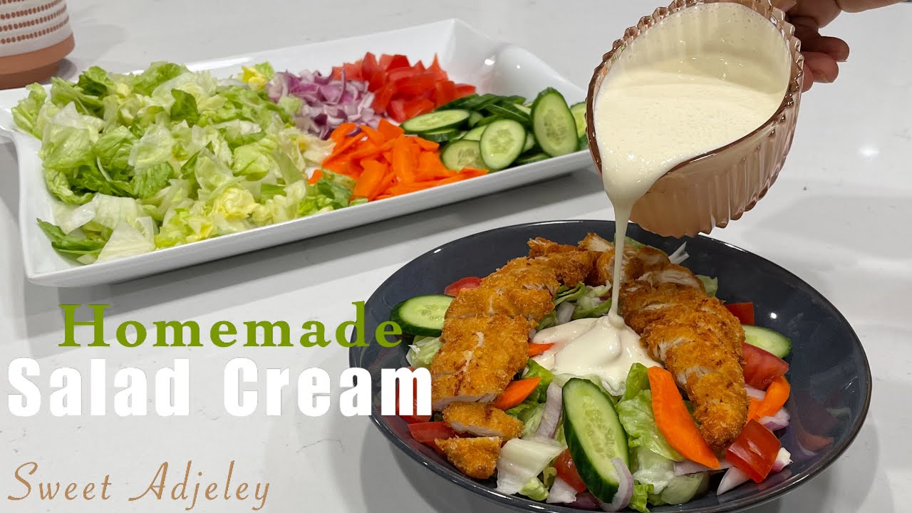 How To Make Hienz Style Salad Cream At Home | Hienz Style Salad Cream Recipe From Scratch