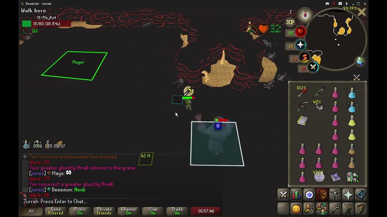 28:06 Fight Caves 1 Defence