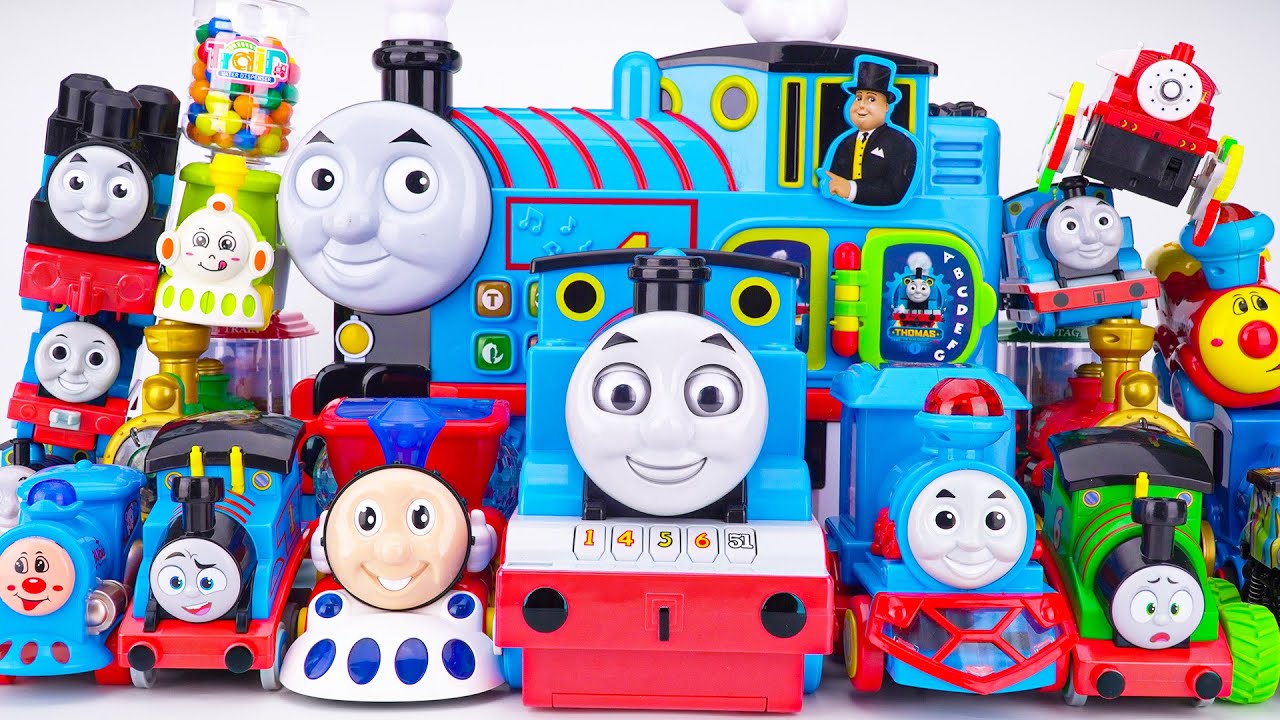62 Minutes Satisfying with Unboxing Thomas & Friends Blue & Red  maintenance factory for unique toys