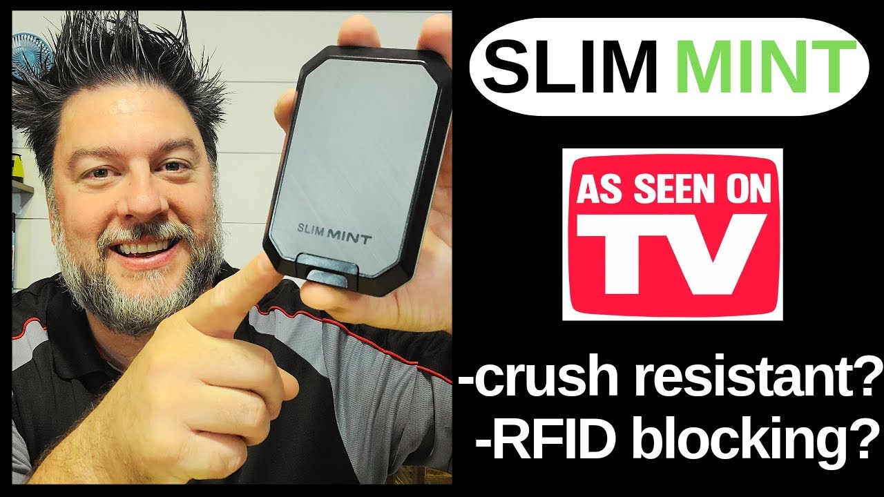 Slim Mint wallet review. RFID blocking as seen on TV wallet [530]