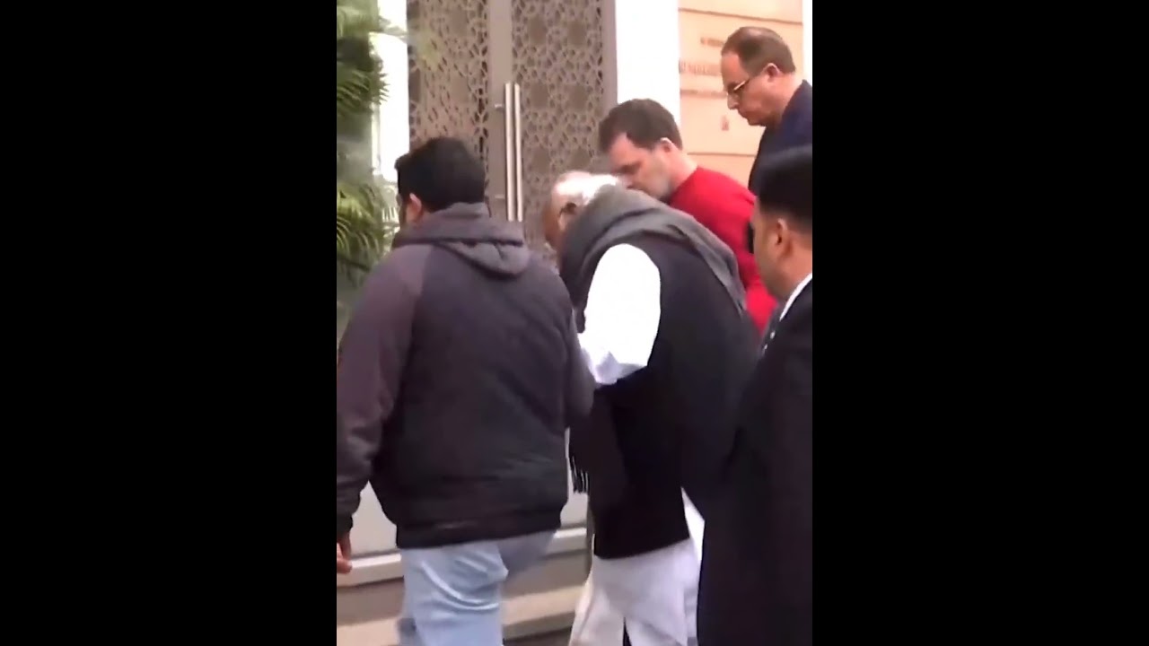 Kharge ji, Rahul ji at Indira Bhawan