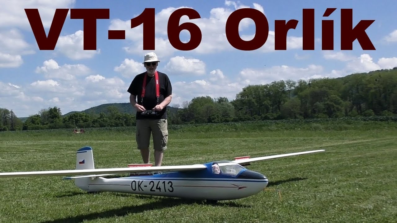 Orlican VT-16 Orlik, giant scale RC glider, 2019