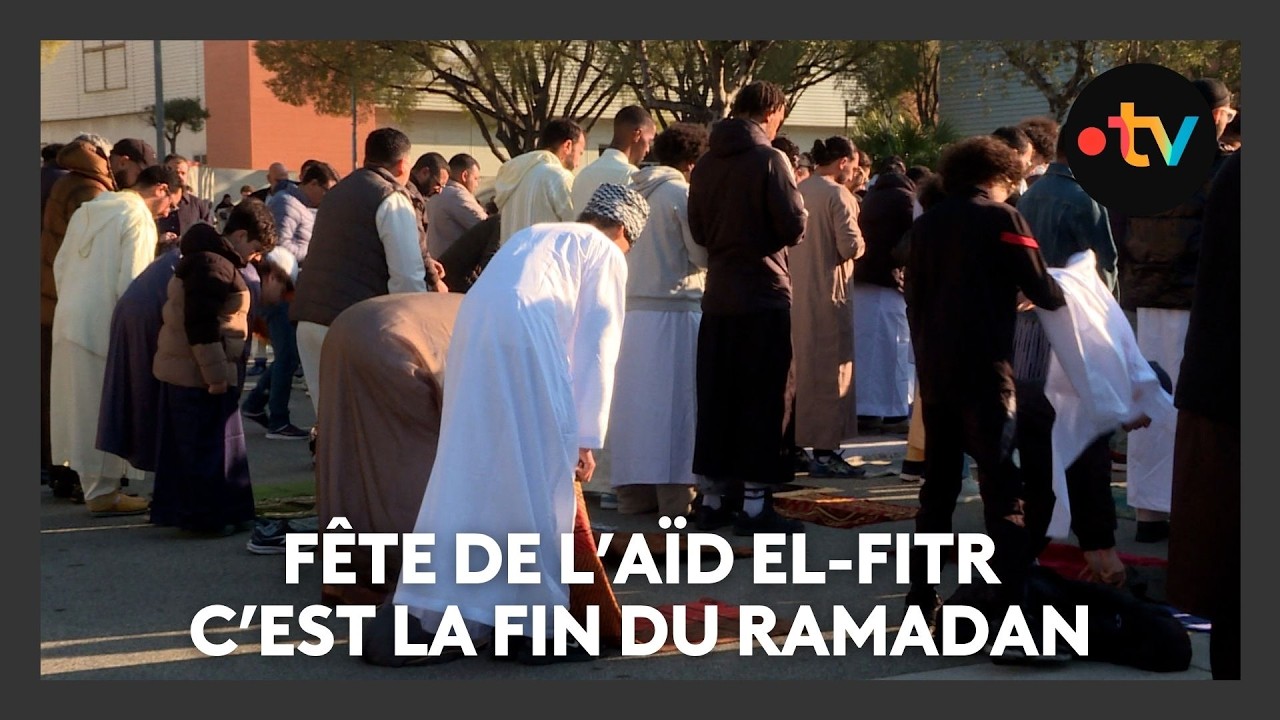 Les musulmans fêtent l'Aïd el-Fitr, la fin du ramadan, des milliers de fidèles ont prié à Marseille
