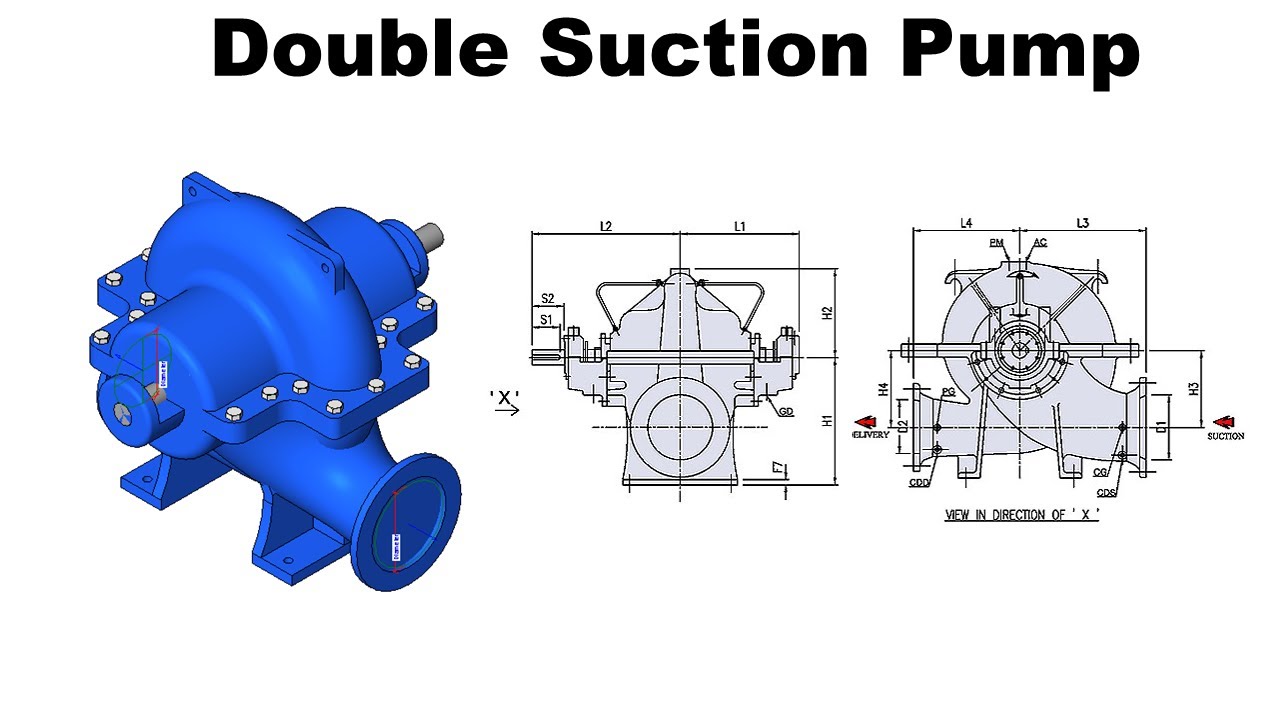 Create Double Suction Pump Revit Family