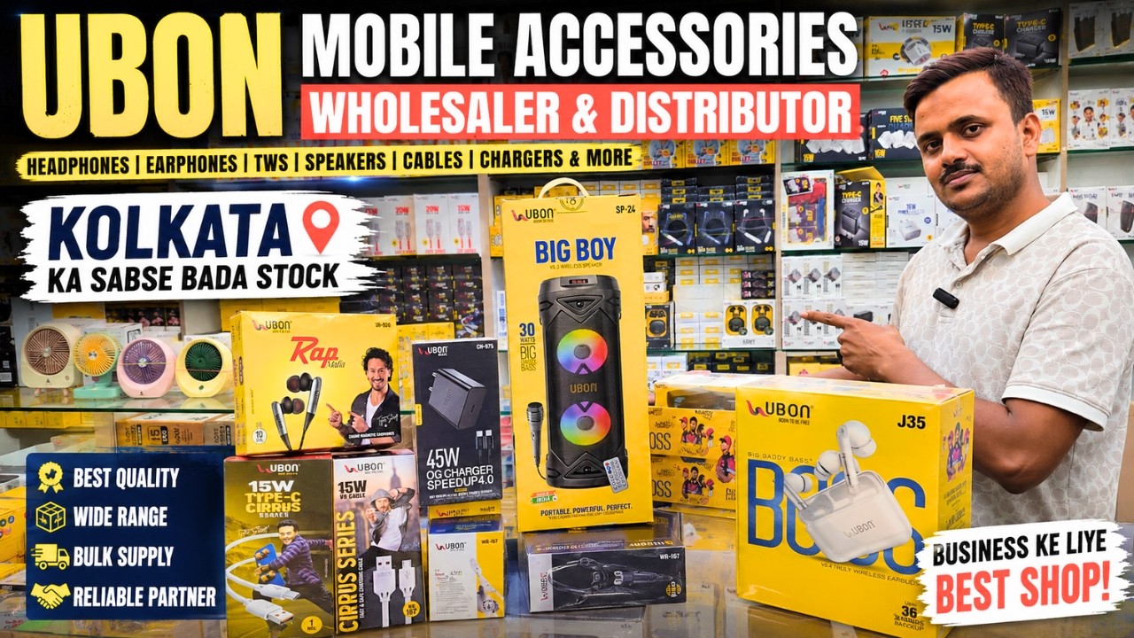 Official Distributor of Ubon Brand in Kolkata | Earphones, TWS, Type-C Cable, USB Cable, Speakers