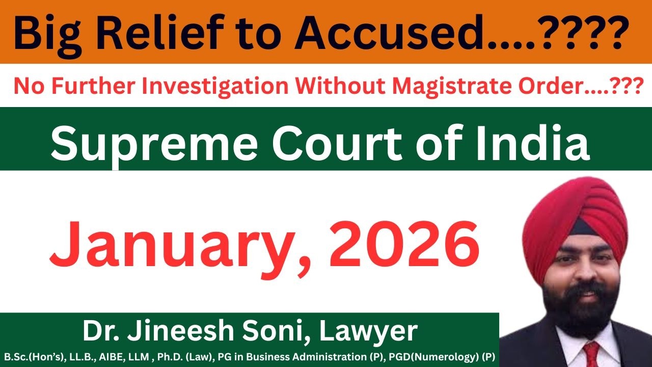 No Further Investigation Without Magistrate Order | Section 173(8) CrPC / BNSS Explained