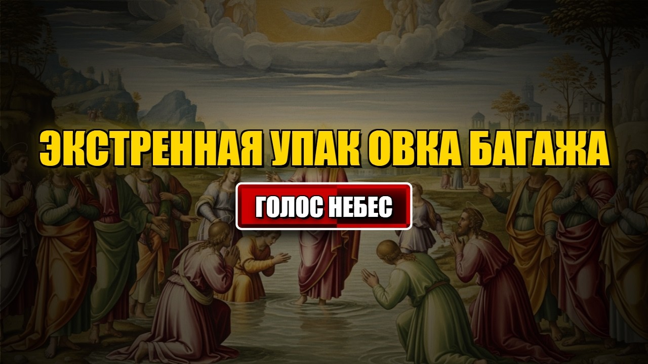 Божья весть на сегодня  Срочно собираем чемоданы ....  #Бог #Божья весть