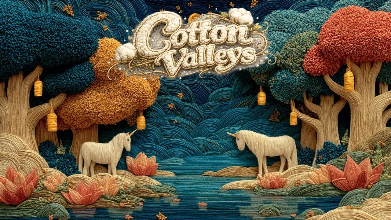 Cotton Valleys 🦄 Fairy Tale Orchestral Music | Enchanted Unicorn Lake & Magic Forest