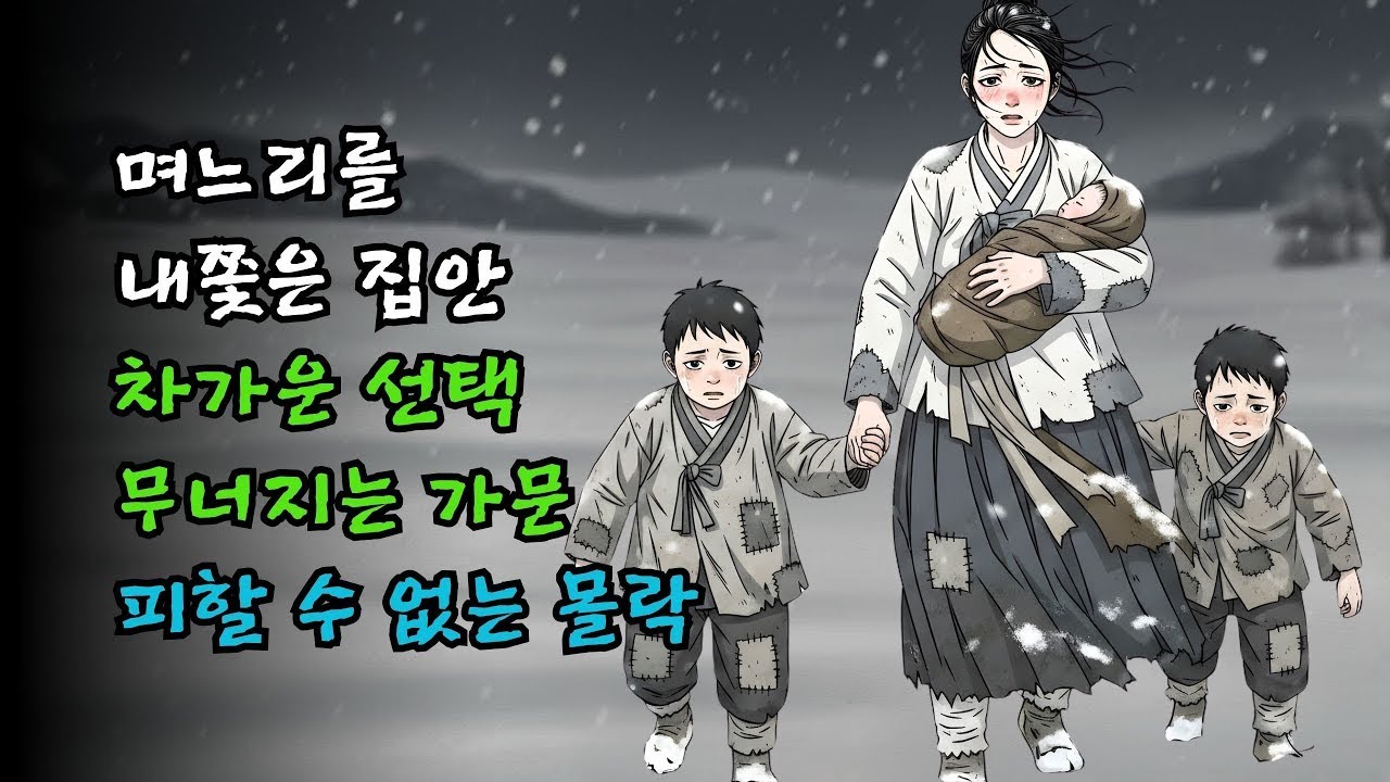 며느리를 내쫓은 집안, 결국 가문의 몰락을 맞이하다 | 야담·민담·전설·설화·옛날이야기·오디오북