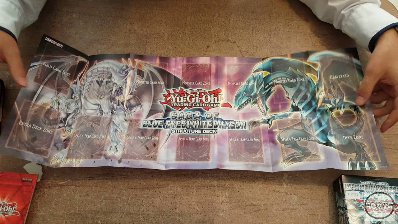 YuGiOh kártya pakli bontása: Kék szemű fehér sárkány (Részlet)
