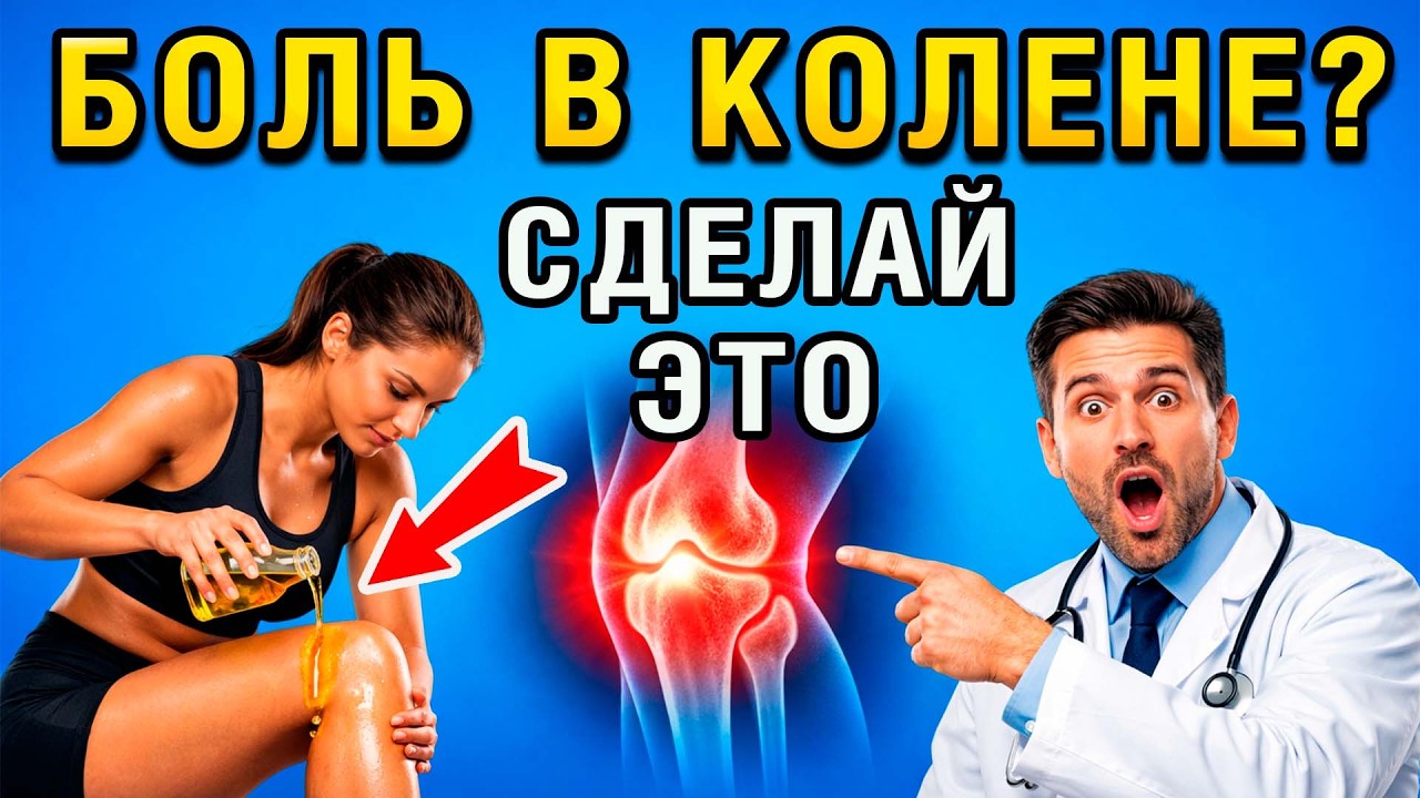 БОЛЬ В КОЛЕНЕ? 😲 Этот простой способ может помочь суставам