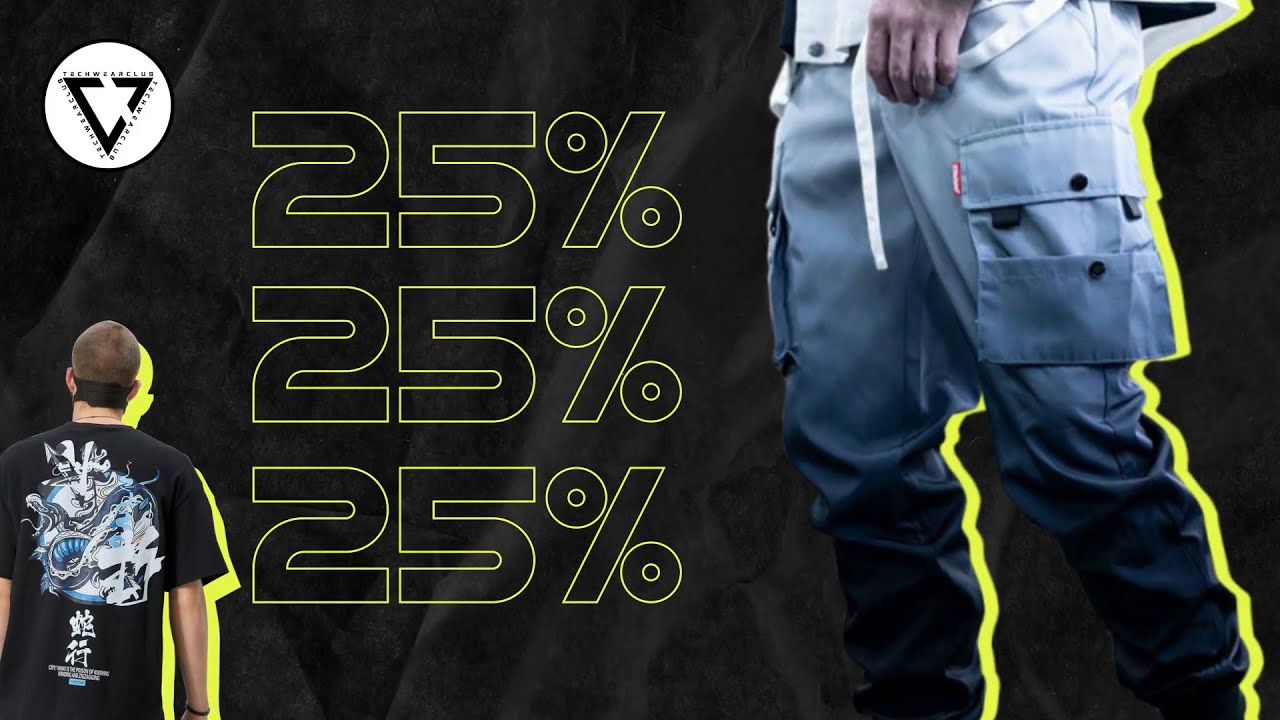 Exclusive 25% Off for You | Techwear Club