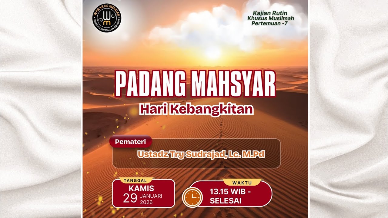 Ustadz Try Sudrajad, Lc. M.Pd - 