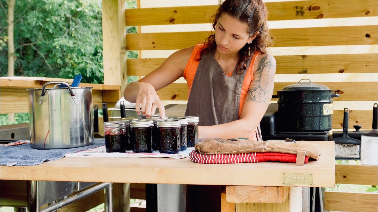 Wild Foraged Black Raspberry Jam | Woodland Homesteading