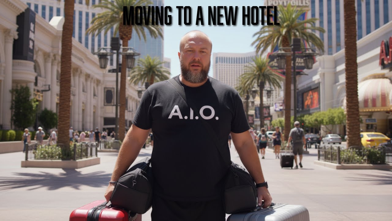 Vegas Day 3: Moving To A New Hotel