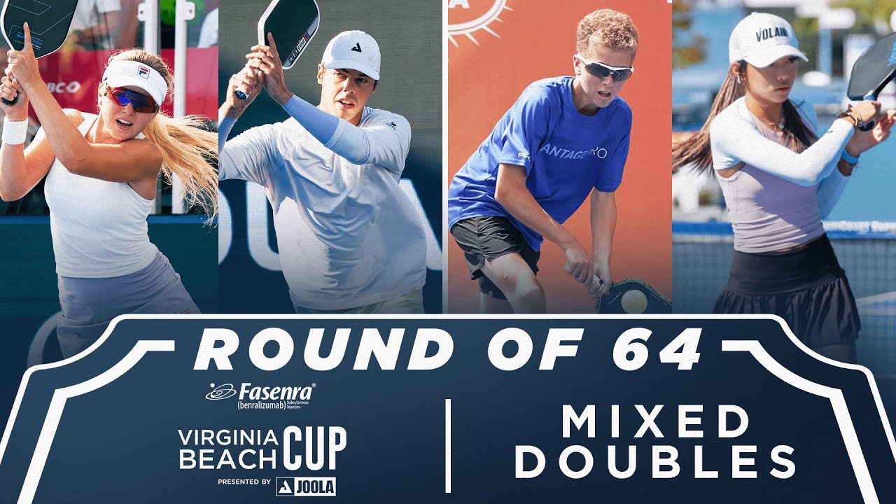 Waters/Johns v Yeh/Chaffin at the Fasenra Virginia Beach Cup presented by Joola