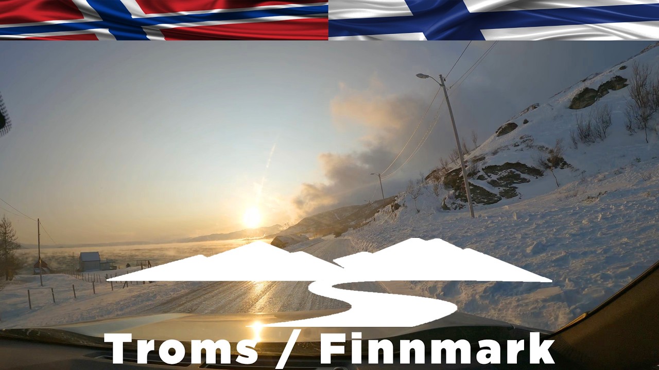 Winter Drive Norway: Isnestoften - Alteidet | 4K