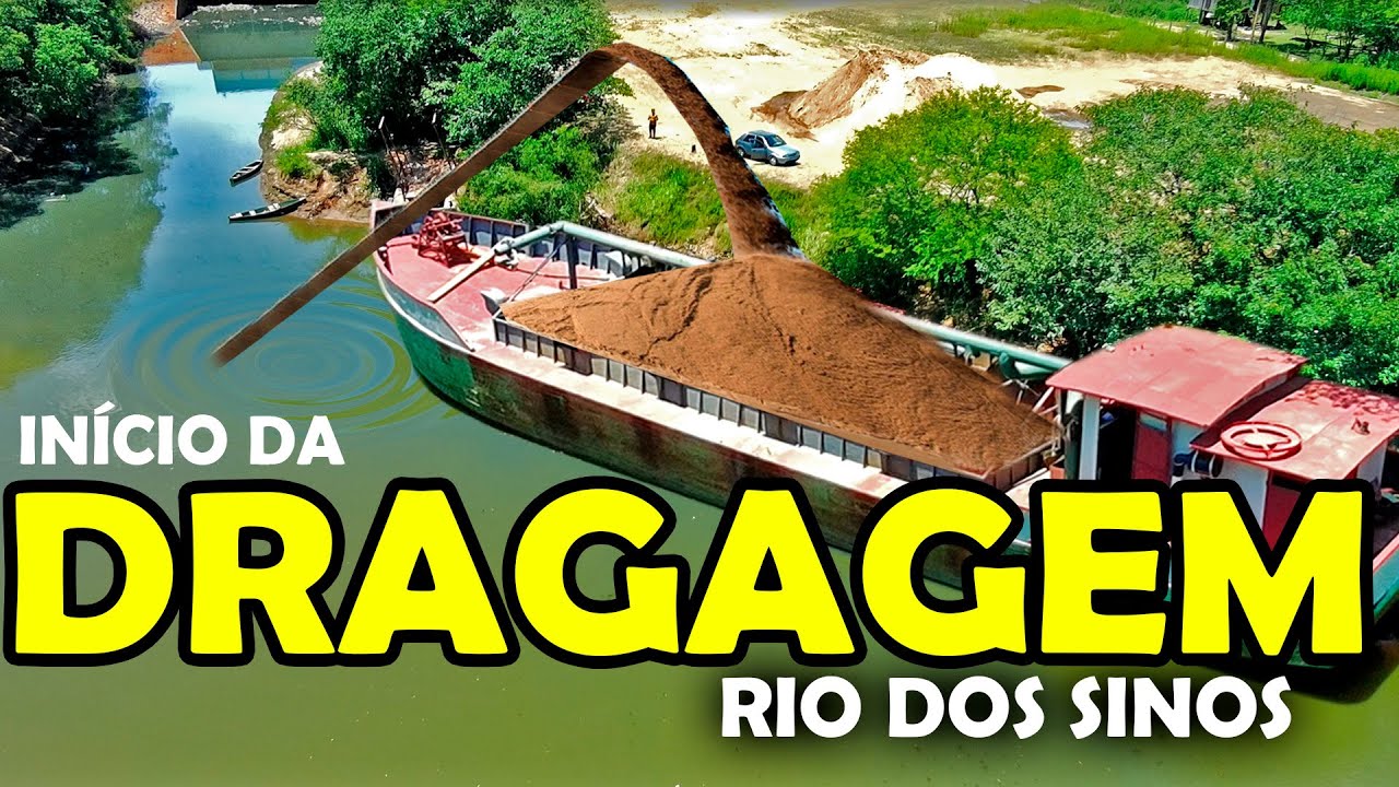 Salvação contra Enchentes! Draga do Rio Sinos