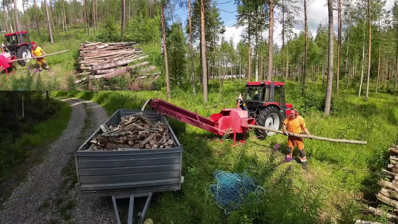 SUURI TESTI💪😎👊. Pilkettä 4m³ peräkärryyn SUPERPILKKEELLÄ osa2