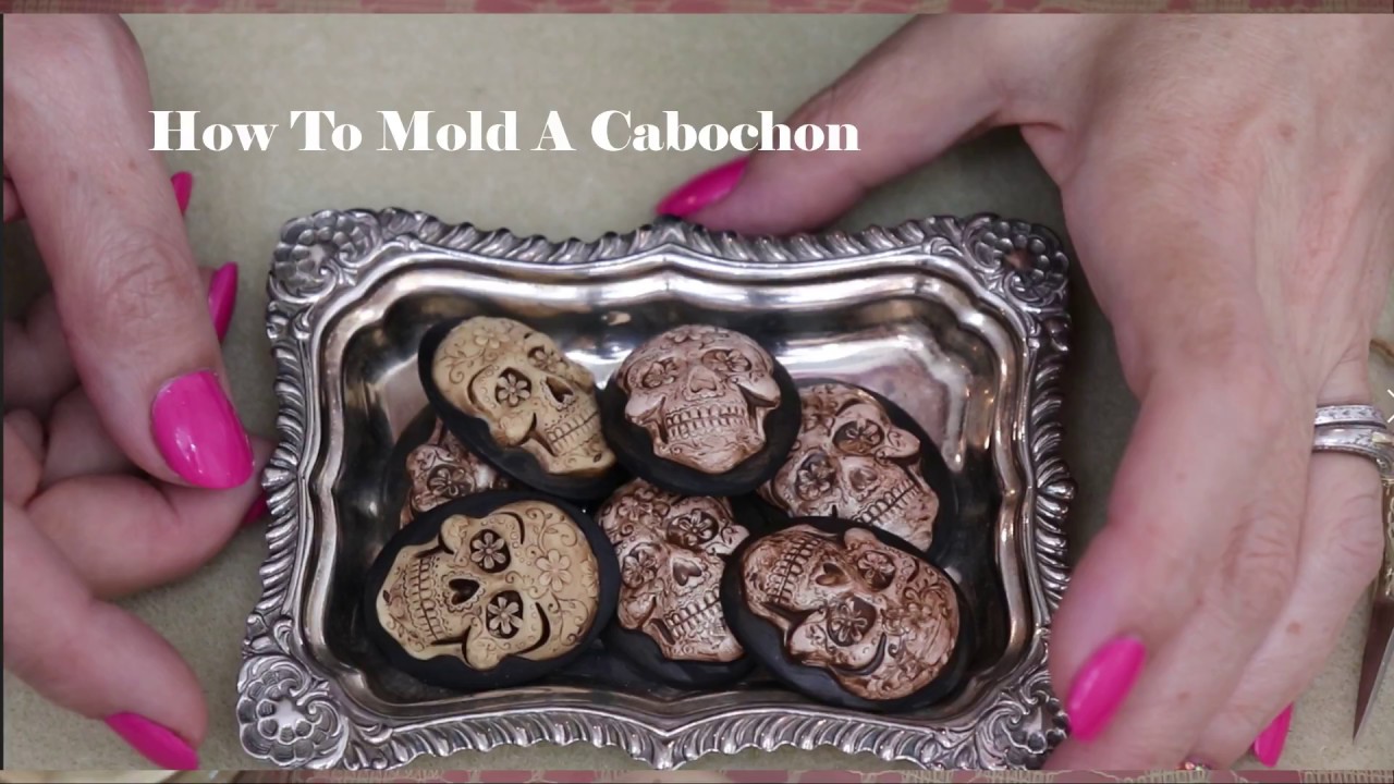 How to Mold and Glaze a Cabachon with Polymer Clay