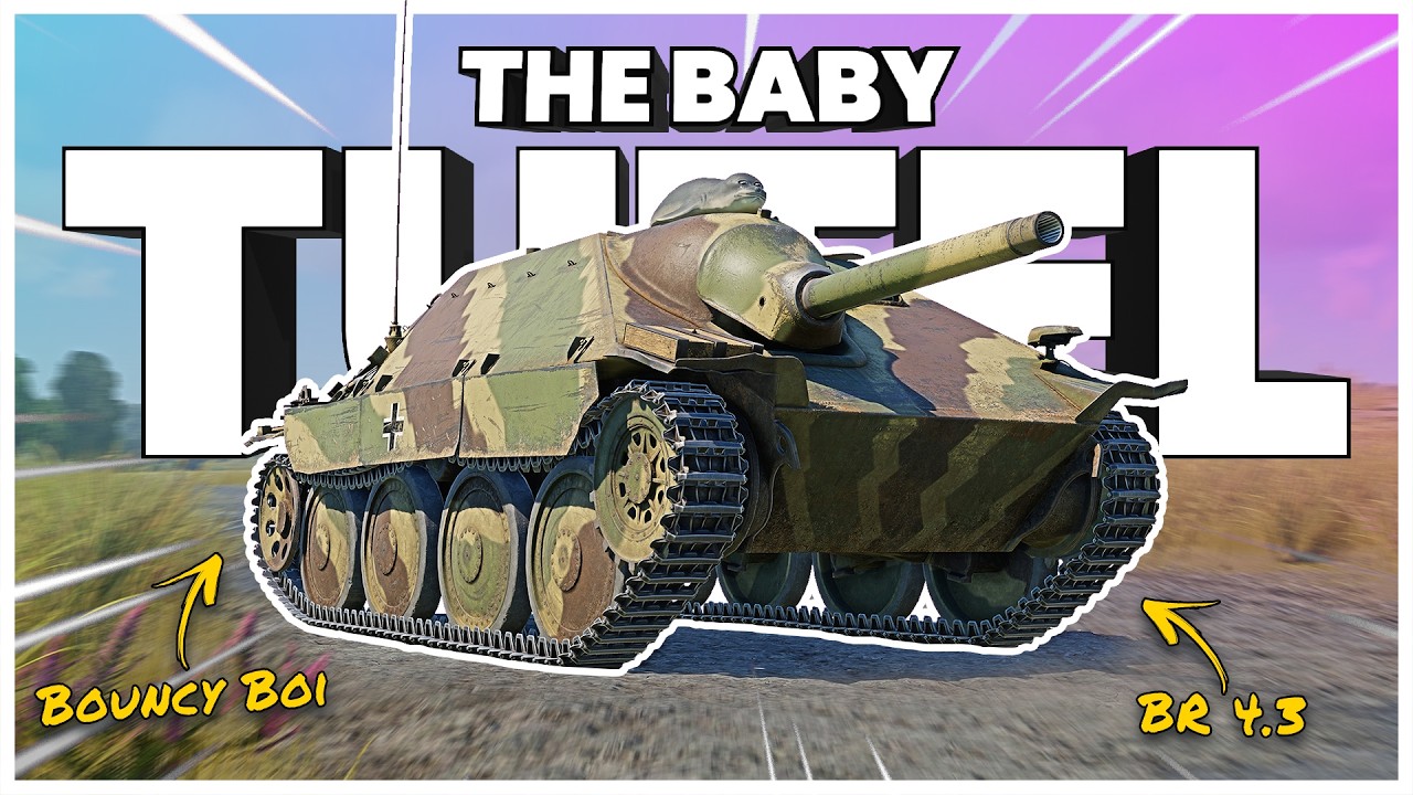 Танк Baby TUTEL в версии 4.3 (ПТ-САУ War Thunder Hetzer)