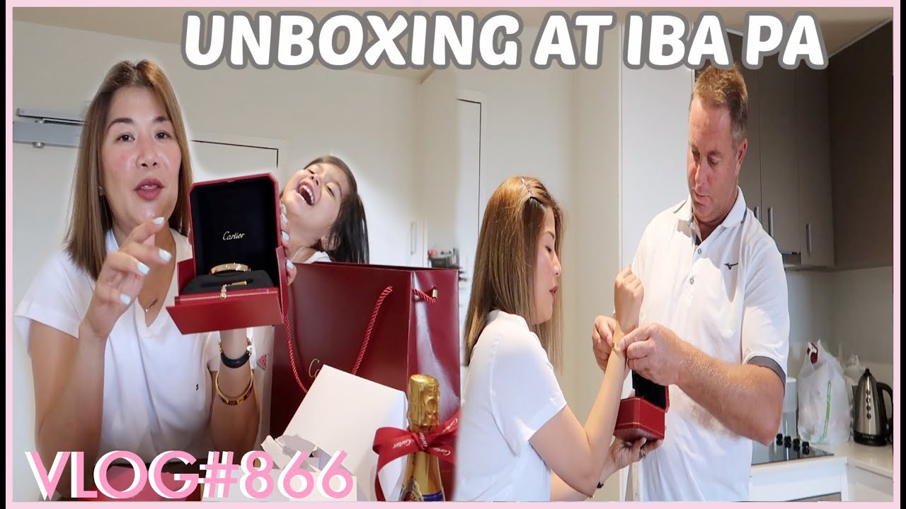 UNBOXING | ANG DAMING PABIGAY NI CARTIER | NAG WARM UP SI KUYA  AT NAG HANAP NG DAMIT