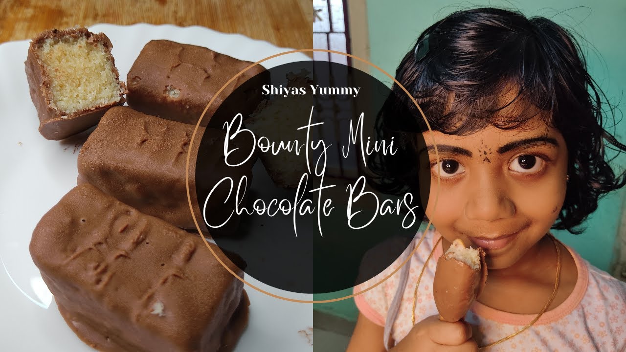 Bounty Mini Chocolate Bars | Coconut Chocolate Bars