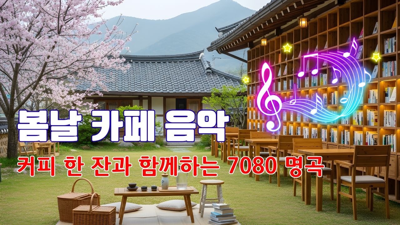 7080 조용한 카페음악 🎶 커피 한 잔과 함께하는 7080 명곡 ☕🎧 아침에 누리는 멋진 휴식의 순간💿해바라기,애증의 강,그대그리고나