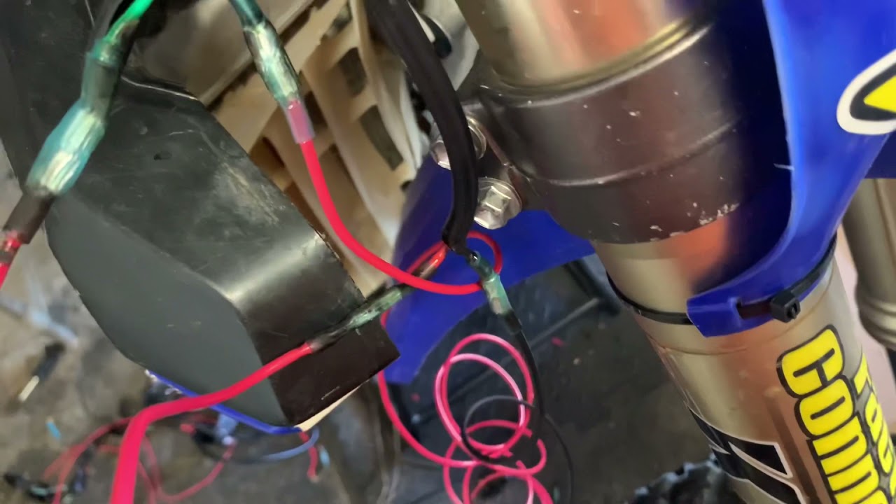 Putting light bar on the yz250f (no battery)
