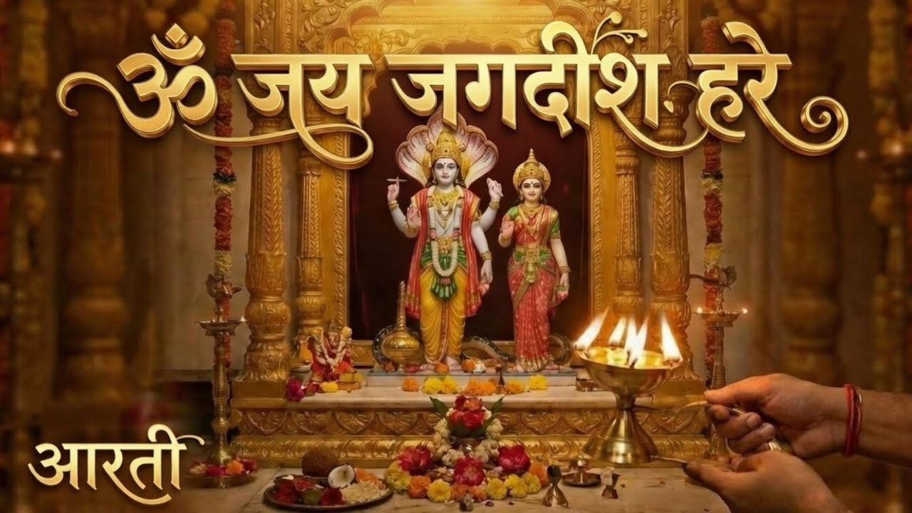 ॐ जय जगदीश हरे | विष्णु आरती | Om Jai Jagdish Hare Aarti 🔱  Devotional Song 🕉️