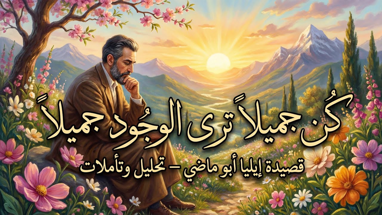كن جميلا ترى الوجود جميلاً ♥️| إيليا أبو ماضي 
