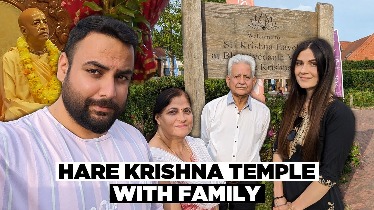 Visiting Iskcon Temple With Family | Bhaktivedanta Manor | Hare Krishna Mandir