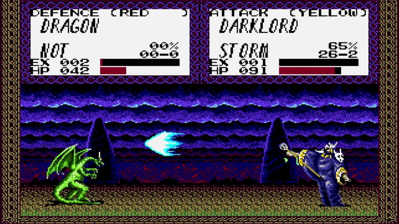 Master of Monsters  Map Near Wizard  60 MP Sega genesis