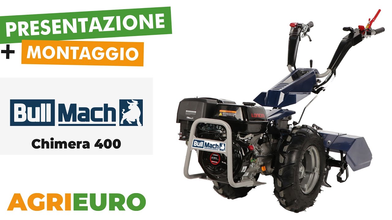 BullMach Chimera 400B - Motocoltivatore a benzina - Presentazione e Montaggio