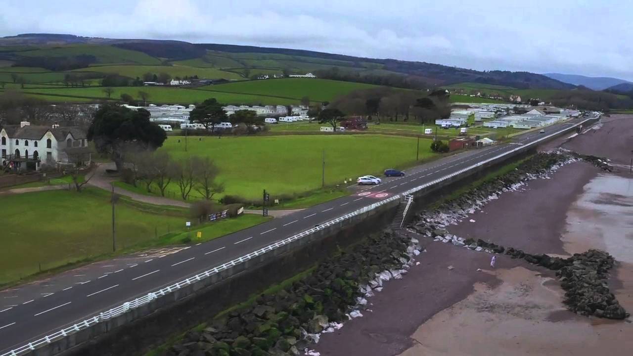 Blue Anchor: Brean Down to Minehead King Charles III England Coast Path drone footage