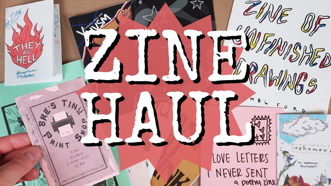 ZINE HAUL - 2023 Zine Unboxing Art Zines & Perzines