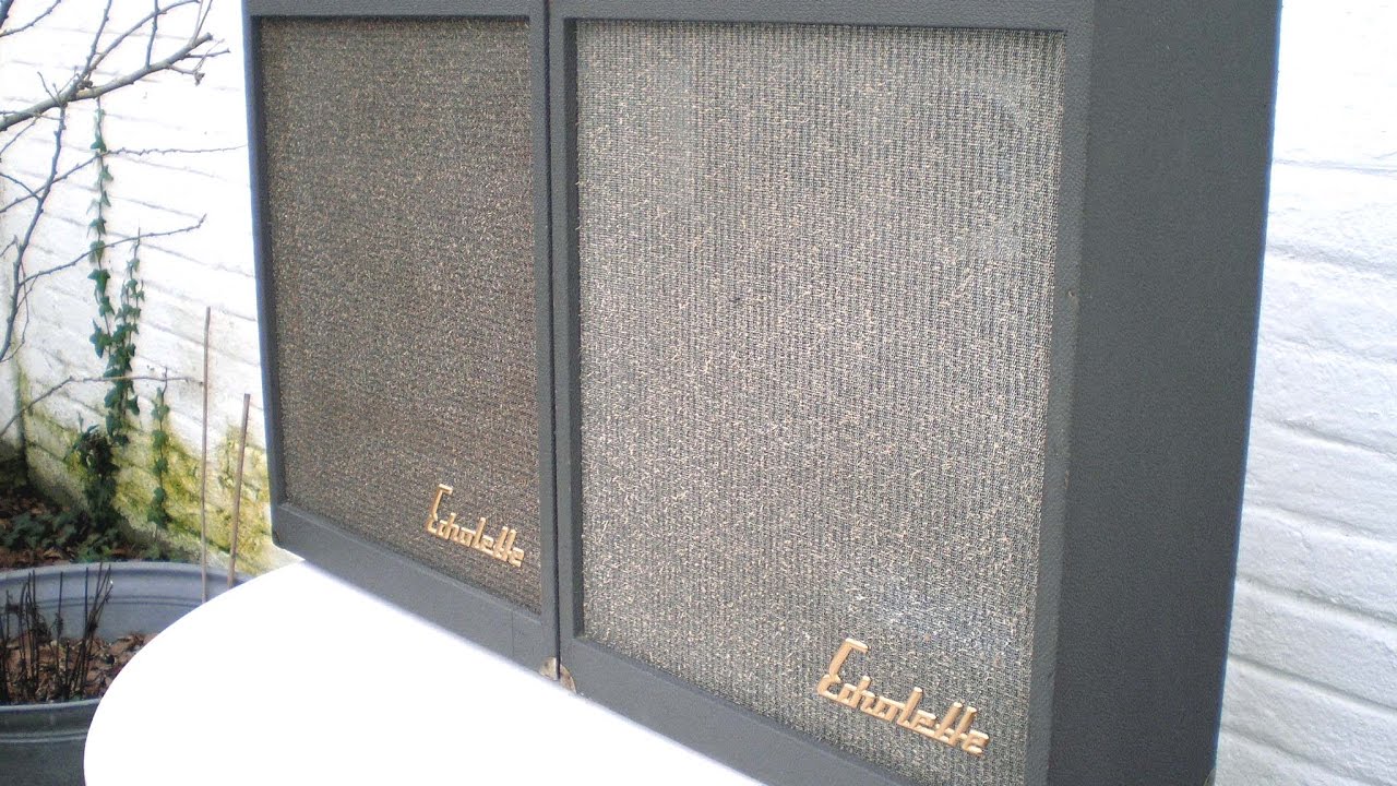 2 x  Echolette LE2 Cabinets & Klemt Echolette M 40 Amp Soundexamples