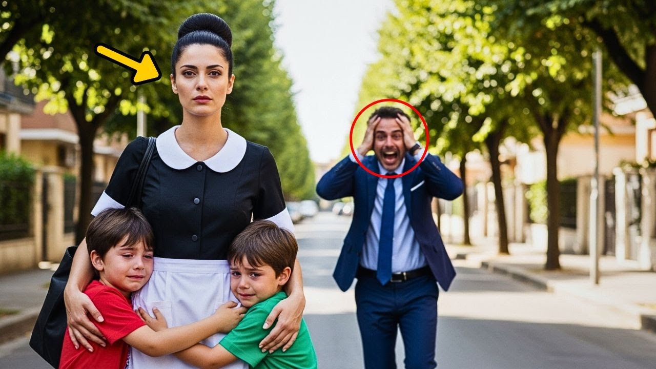 MILIONARIO LICENZIA LA PULIZIA INGIUSTAMENTE… MA LA REAZIONE DEI SUOI FIGLI CAMBIA TUTTO