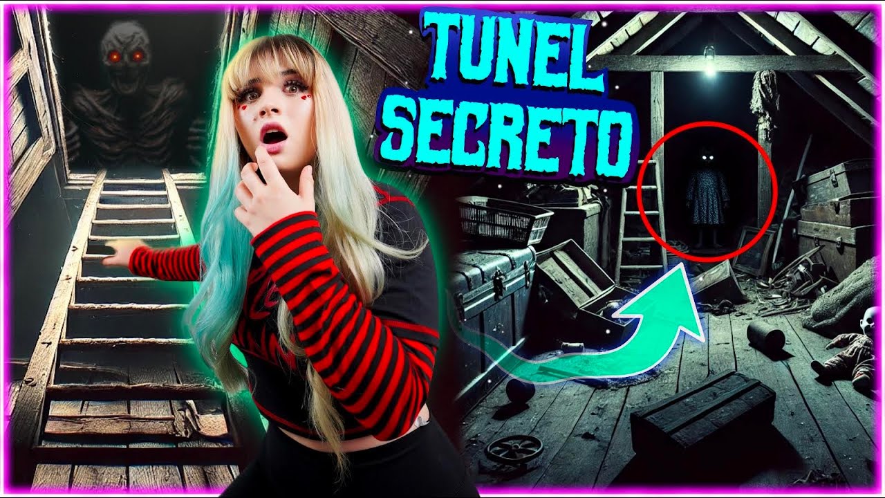 ENCONTRÉ un TÚNEL SECRETO en MI CASA y ESTA EMBRUJADO!! 😰👻😈