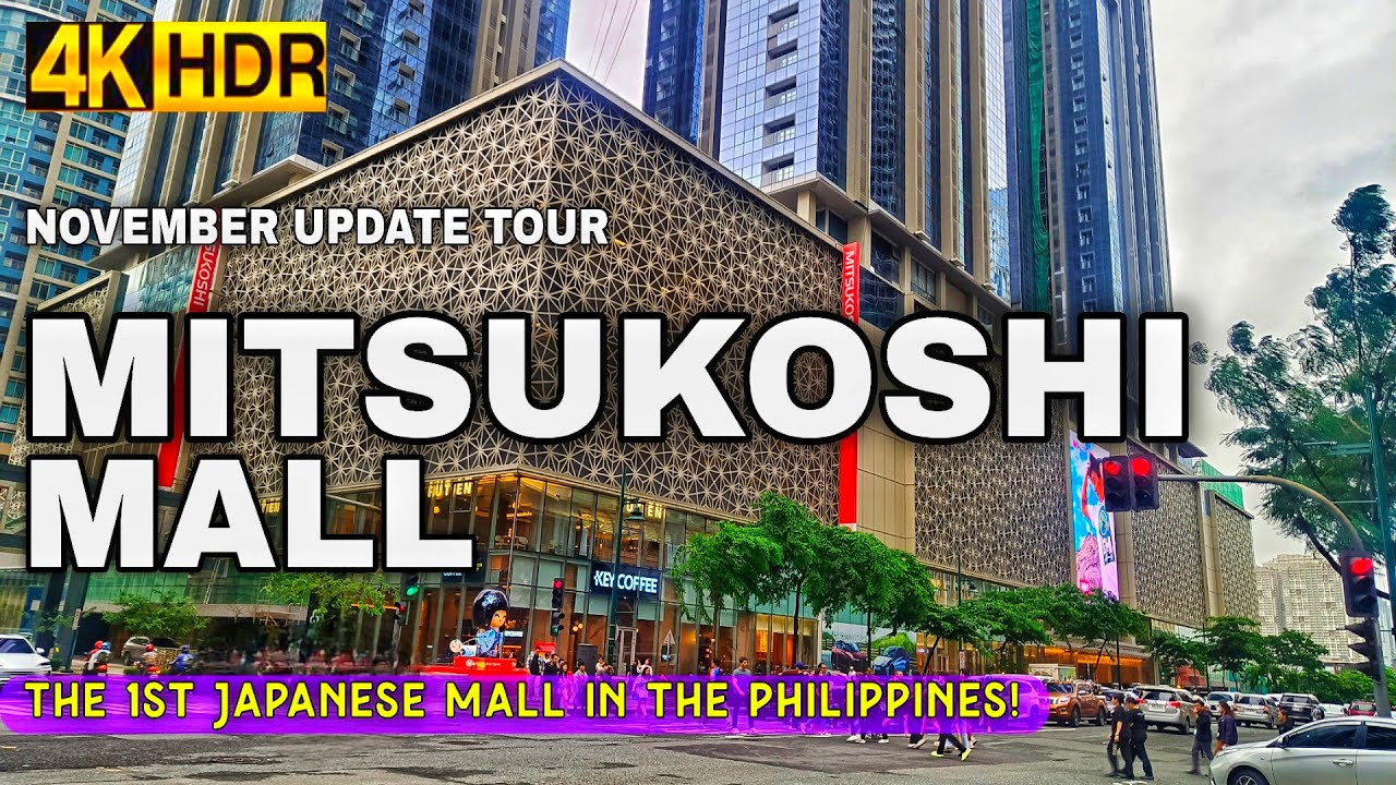 [4K HDR] Experience Japan In BGC! November 2025 Updated Walkthrough Of Mitsukoshi & Uptown Mall 🇵🇭