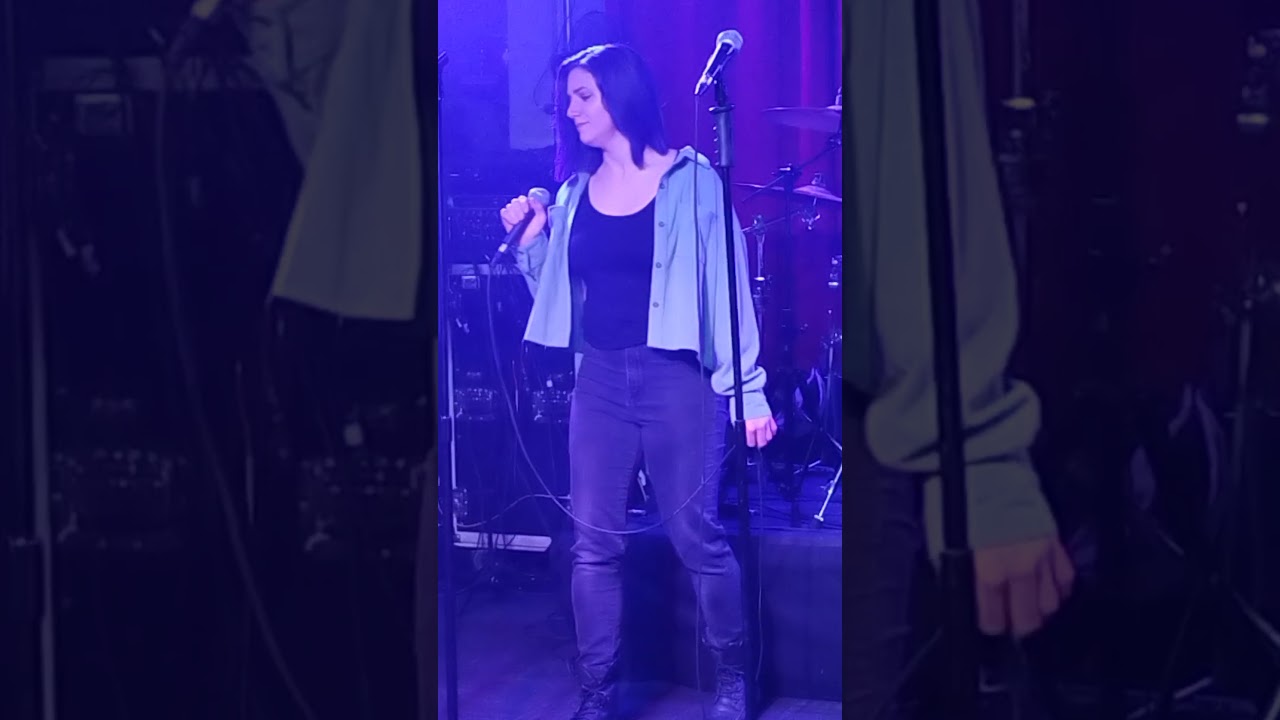 A dear friend, Nicolette Parada, bringing the powerhouse vocals.