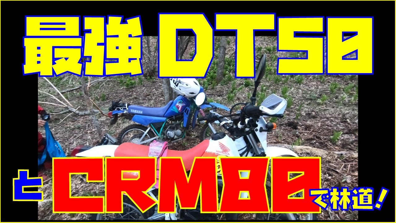 DT50とCRM80で林道ツーリング！　この2台最強かも！