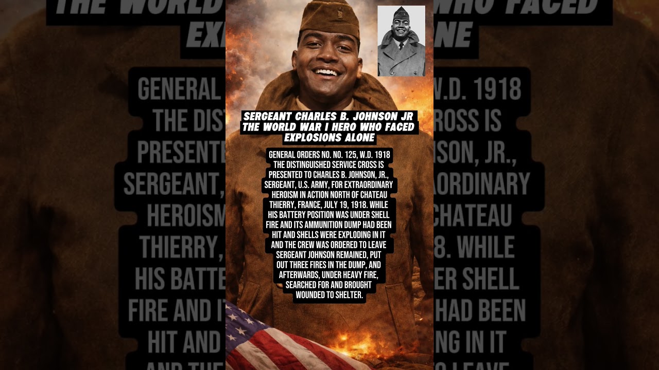 Sergeant Charles B. Johnson Jr. WWI Hero 🎖️