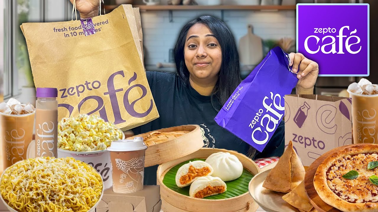 Entire Menu of ZEPTO Cafe for 24 Hours | Is it worth the Hype?